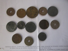 13 buc monede vechi c21 foto
