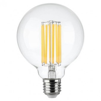BEC E27 G95 CU FILAMENT LED 6W 2700K foto