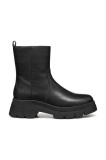 Geox botine D PLUETTE culoarea negru, cu toc plat, D565MB 04654 C9999