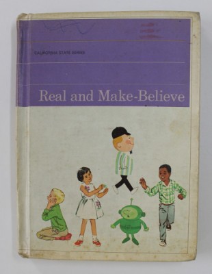 REAL AND MAKE - BELIEVE by MABEL O &amp;#039;DONNELL , THE HARPER and ROW BASIC READING PROGRAM , 1969 foto