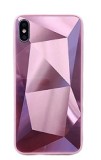 Huse telefon cu textura diamant Iphone X ; Xs , Roz