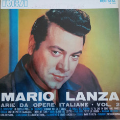 Vinil Mario Lanza – Arie Da Opere Italiane Vol. 2 (VG+)