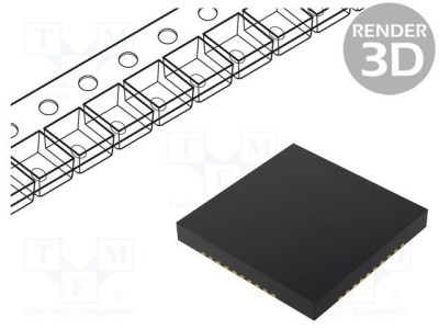 Nordic Semiconductor IC SoC QFN48 256kBRAM 1MBFLASH 32bit Timer 5 1,7-5,5VDC foto