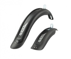Aparatoare noroi pentru biciclete, 16&quot;-18&quot;, culoare negru titan Cod:AWR2177B