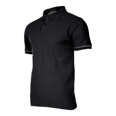 Tricou Bumbac Polo / Negru - 2Xl foto