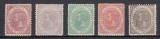 ROMANIA 1891 LP 48 CAROL I - 25 ANI DE DOMNIE GUMA ORIGINALA SERIE USOARA URMA SARNIERA