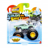 Masina de teren, Hot Wheels, Color Shifters, Rodger Dodger, 1:64, HGX11