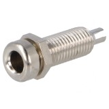 Soclu Banană 4mm Nichelat 16A 70V