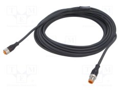Cablu LUMBERG AUTOMATION 5 pini 10m pentru senzori cu izolație PUR negru