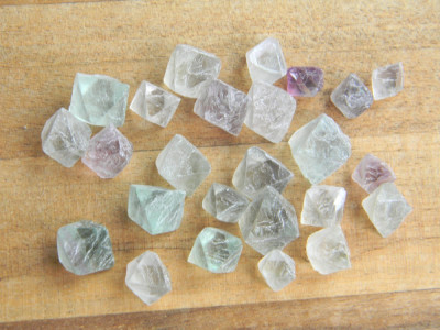 Specimen minerale - Lot 25 cristale FLUORINA (CC2-L5) foto