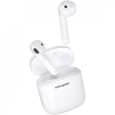 Handsfree Casti Bluetooth Rock TWS Space EB100, SinglePoint, Alb foto