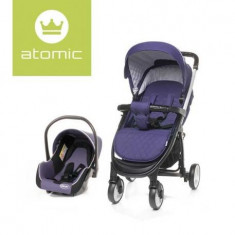 Carucior 4Baby ATOMIC Travel System Purple foto