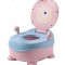 Olita pentru Copii, Flippy, +6 luni, Compartiment Detasabil, cu Capac, Antiderapanta, din Plastic, Colac Moale, Model Animat Ciclop, cu Maner, 33 x 21