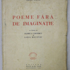 Poeme Fara de Imaginatie - Sasa Pana, Bucuresti, 1947