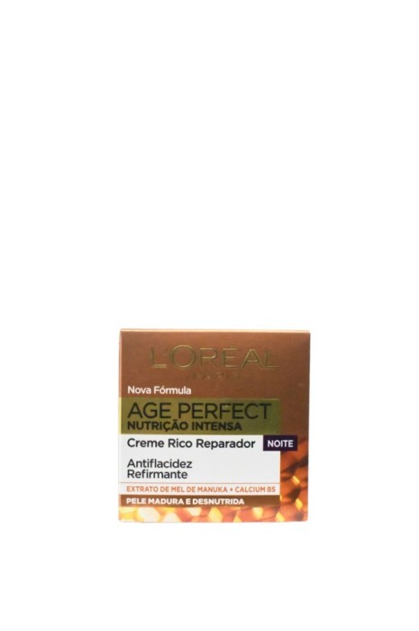 Crema de noapte antiriduri, Age Perfect, L&#039;Oreal Paris, Piele uscata, 50 ml