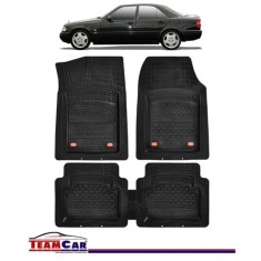 Covorase Auto TeamCar&reg; Tip Tavita Compatibile Mercedes-Benz C-Class W202 (1993&ndash;2000) Negru Material Rezistent