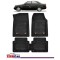 Covorase Auto TeamCar&reg; Tip Tavita Compatibile Mercedes-Benz C-Class W202 (1993&ndash;2000) Negru Material Rezistent