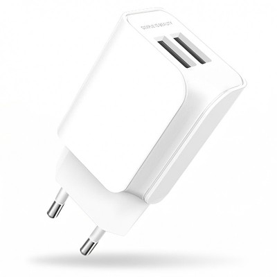 Incarcator Retea USB XO Design L35D, 2 X USB, 2.1A, Alb foto