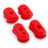 Set complet de dopuri din silicon pentru trotitneta electrica Xiaomi M365 și Pro roșu