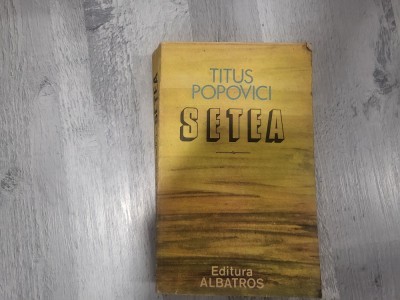 Setea de Titus Popovici foto