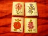 Serie RFG 1974 - FLORA , 4 valori, Nestampilat
