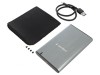 Carcasă HDD 2.5&quot; USB 3.1 USB-C LED Gri
