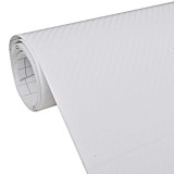 Cumpara ieftin Folii auto 3D, 2 buc., alb, 100x150 cm