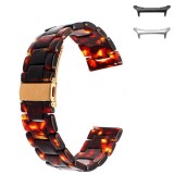 Curea polimer compatibila cu Samsung Galaxy Watch Ultra2, Telescoape QR, 22mm, Dark Fire