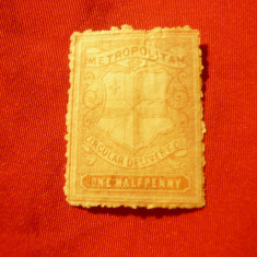 Timbru 1/2 pence Anglia Metropolitan - Circular delivery cca.1865