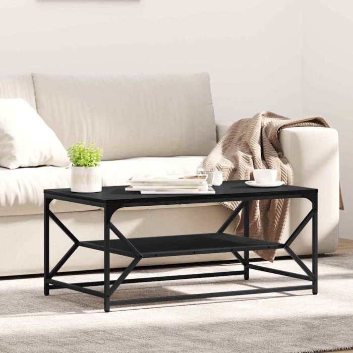 vidaXL Masă de cafea Stejar negru 90 x 50 x 40 cm 868231