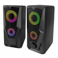 Boxe 2.0 Usb Led Rainbow Baila Esperanza