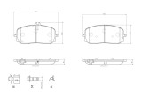 BREMBO P 50 152 PRIME LINE set placute frana,frana disc