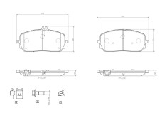 BREMBO P 50 152 PRIME LINE set placute frana,frana disc