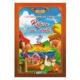 Ratusca cea urata. Carte de colorat cu povesti scrisa cu litere mari de tipar