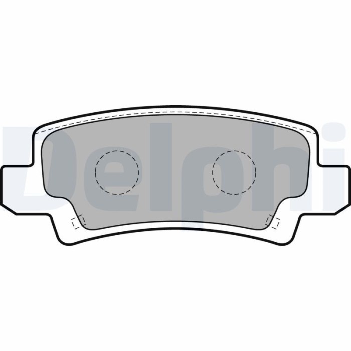 DELPHI LP1864 set placute frana,frana disc