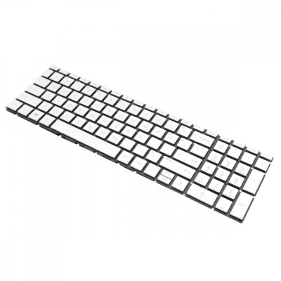 Tastatura laptop noua HP Pavilion 15-CS 15-DA 250 255 G7 Gen7 Silver Backlit US foto