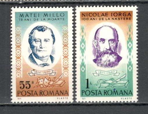 Romania.1971 Personalitati YR.531