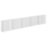 Cumpara ieftin Strat inaltat gabion, 450 x 30 x 90 cm, otel inoxidabil