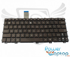 Tastatura Laptop maro Asus Eee PC 1015PT layout US fara rama enter mic foto