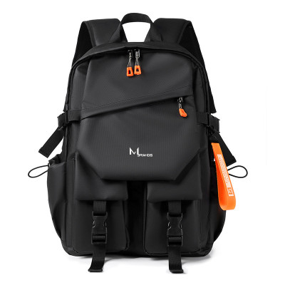 Rucsac MBrands 3326, port USB, buzunar laptop 15.6, rezistent la apa - Negru foto