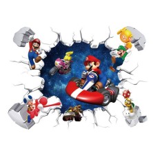 Sticker decorativ cu Mario, 60 cm, 1106STK
