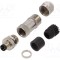 Conector M8 tată 3 pini DEGSON ELECTRONICS pe cablu 3A IP67 60V