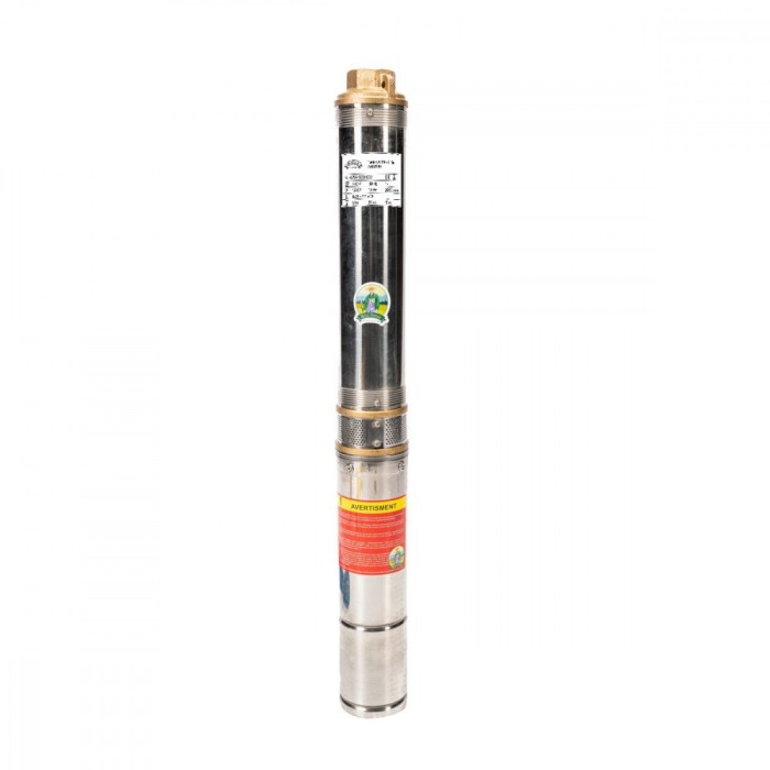 Pompa apa, submersibila, tun lung, 230V, 5500L/h, corp inox, 4STM4/8-1.1u, Micul Fermier, GF-0709-S001-G02