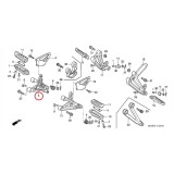MBS Suport scarita fata DX Honda CBR600 F 1999-203, argintiu, #3, Cod Produs: 50600MBW000ZAHO