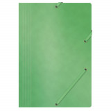 Cumpara ieftin Set 10 Mape din Carton A4 cu Burduf si Elastic pe Colturi, Verde, Mapa OFFICE Products, Mapa pentru Documente, Mapa pentru Organizat, Mapa pentru Depo