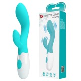 Cumpara ieftin Vibrator Rabbit Brighty, Turcoaz, 20 cm