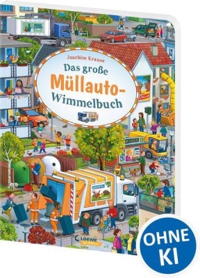 Das gro&amp;szlig;e M&amp;uuml;llauto-Wimmelbuch foto