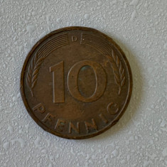 Moneda 10 PFENNIG - 1989 D - Germania - KM 108 (287)