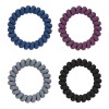 Set Elastice Păr Femei, Model Mat, Multicolor, 4 Bucăți, Oem