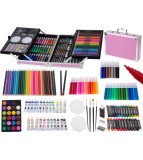 Set Pictura si Desen pentru Copii 145 Piese in Valiza Roz